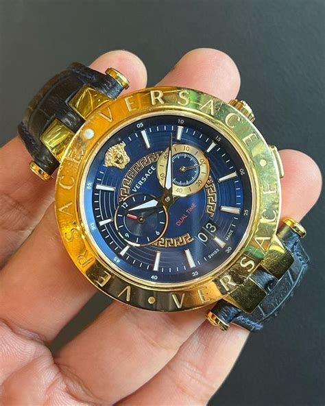 versace dual time|Versace watches reviews.